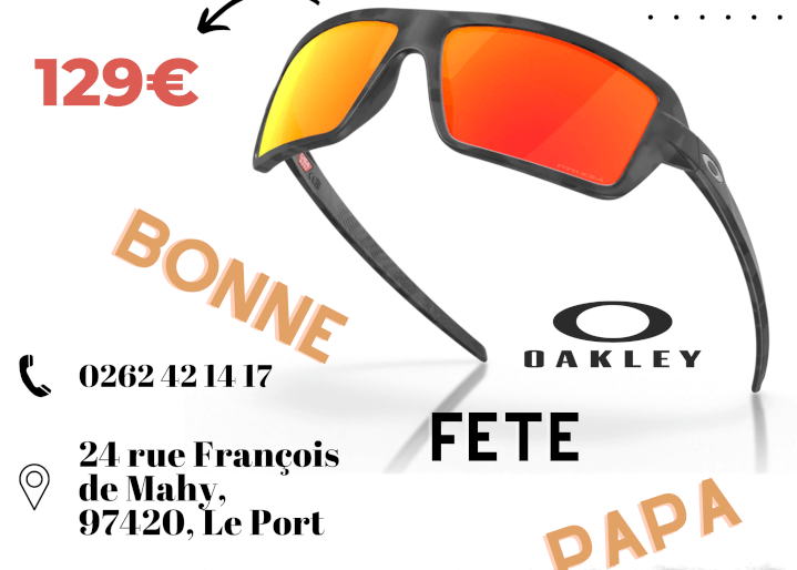 offre fête des pères newboy lunettes oakley